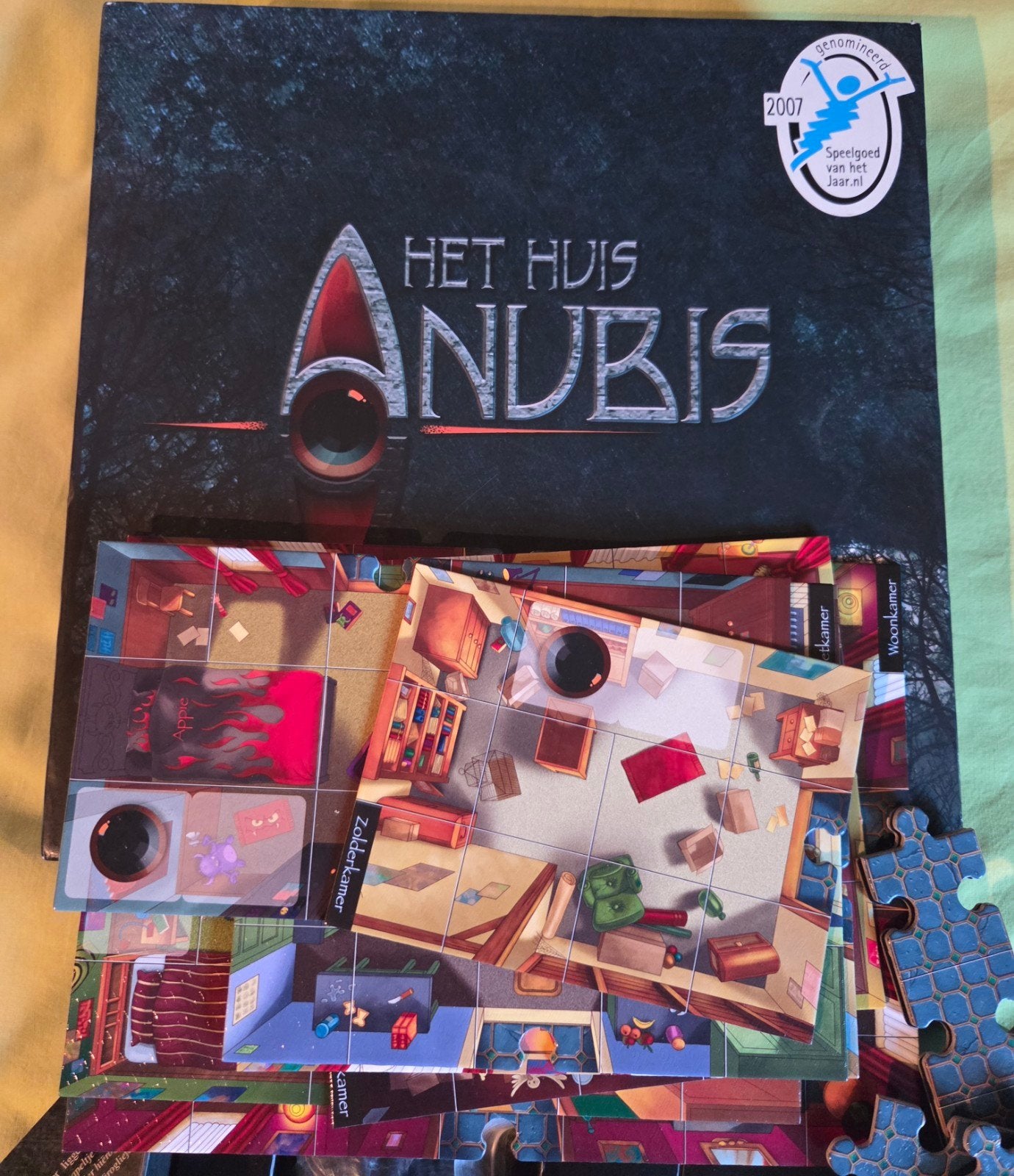 Het Huis Anubis Bordspel - Zo goed als nieuw, Hobby en Vrije tijd, Gezelschapsspellen | Bordspellen, Een of twee spelers, Ophalen of Verzenden