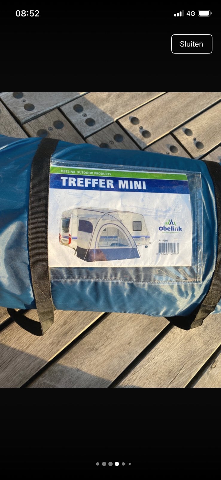 Obelink treffer mini voorzet tent, Ophalen of Verzenden, Zo goed als nieuw