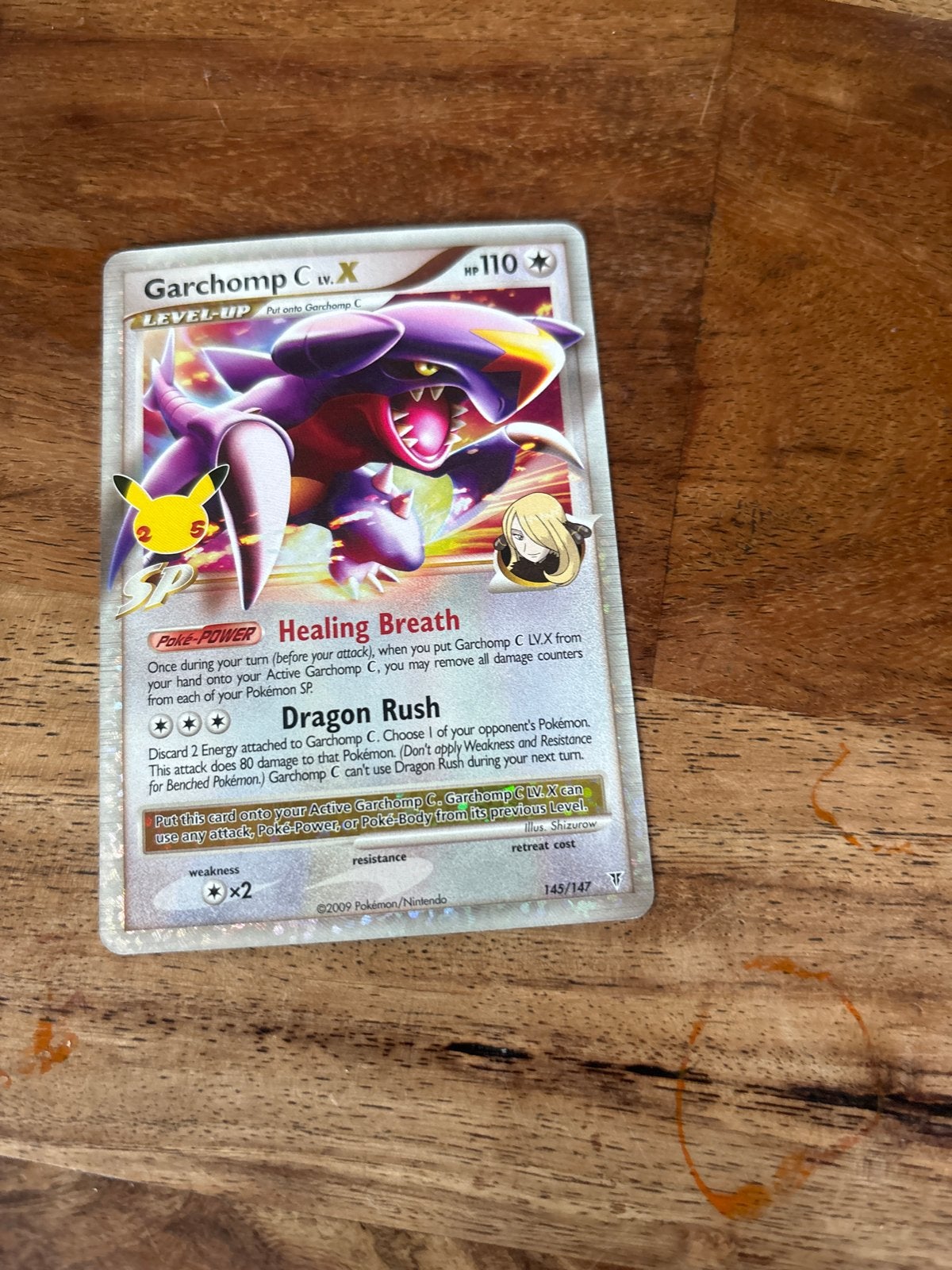 Pokémon Kaart: Garchomp C LV.X (145/147) - Zeldzaam!, Ophalen of Verzenden, Gebruikt, Losse kaart