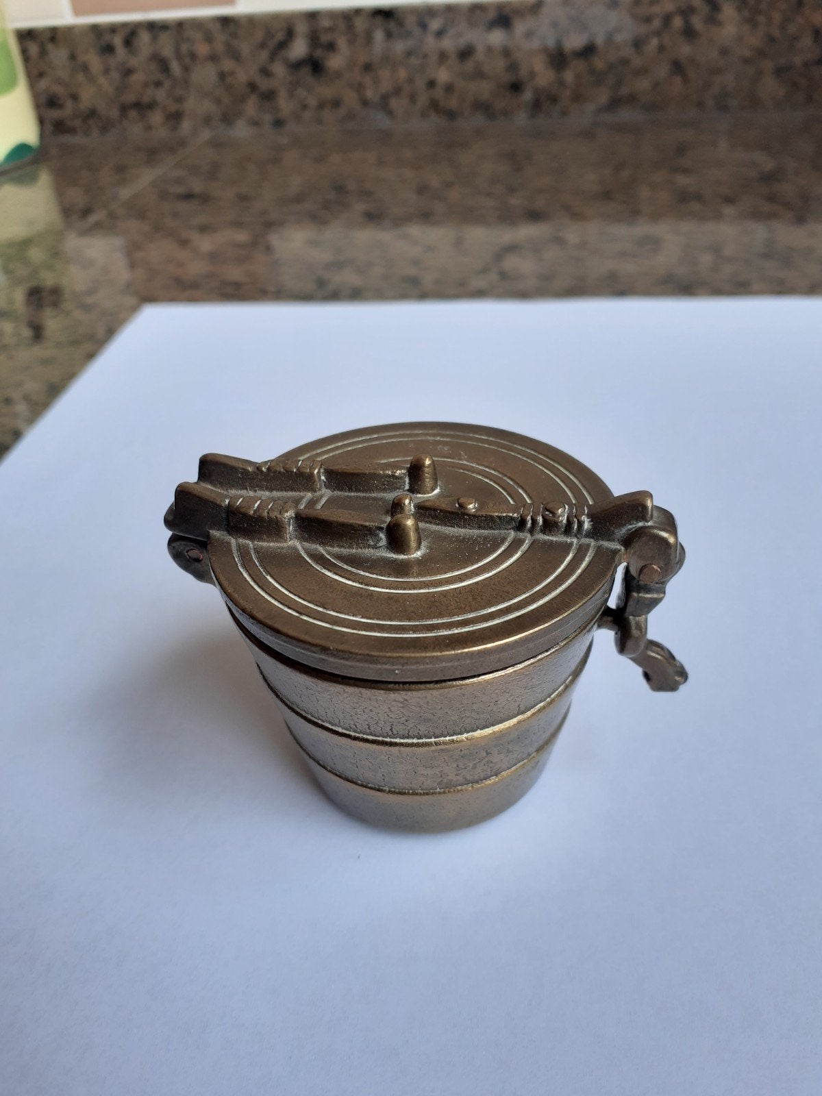 Antieke koperen apotkersgewichtjes, Ophalen of Verzenden