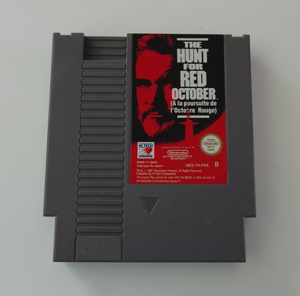 The Hunt For Red October voor Nintendo NES, 1 speler, Zo goed als nieuw, Vanaf 3 jaar, Ophalen