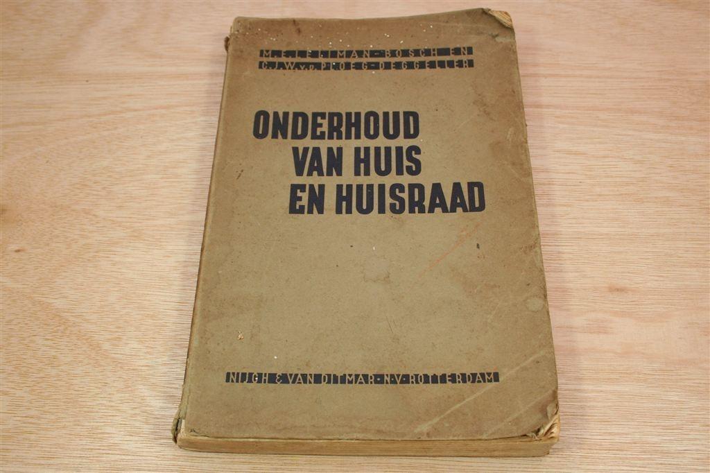 Vintage Boek — Onderhoud Huis & Huisraad [1939], Ophalen of Verzenden, Gelezen