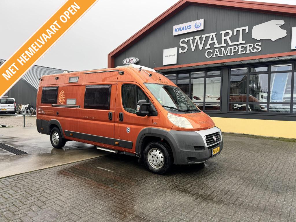 Globecar Campscout buscamper Automaat Ducato 160 pk maxi, Caravans en Kamperen, Tot en met 2, Bedrijf, Diesel, Bestuurdersdeur