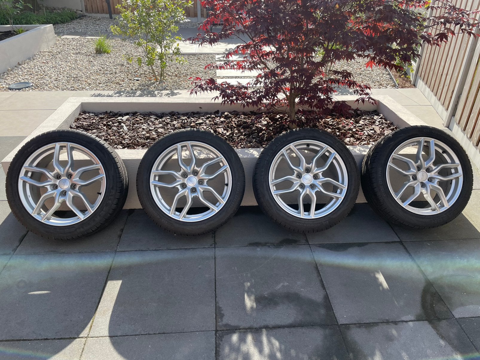 5x108 18 inch Anzio Polar Spark met all season banden, Auto-onderdelen, Banden en Velgen, Ophalen, 18 inch, Banden en Velgen, All Season