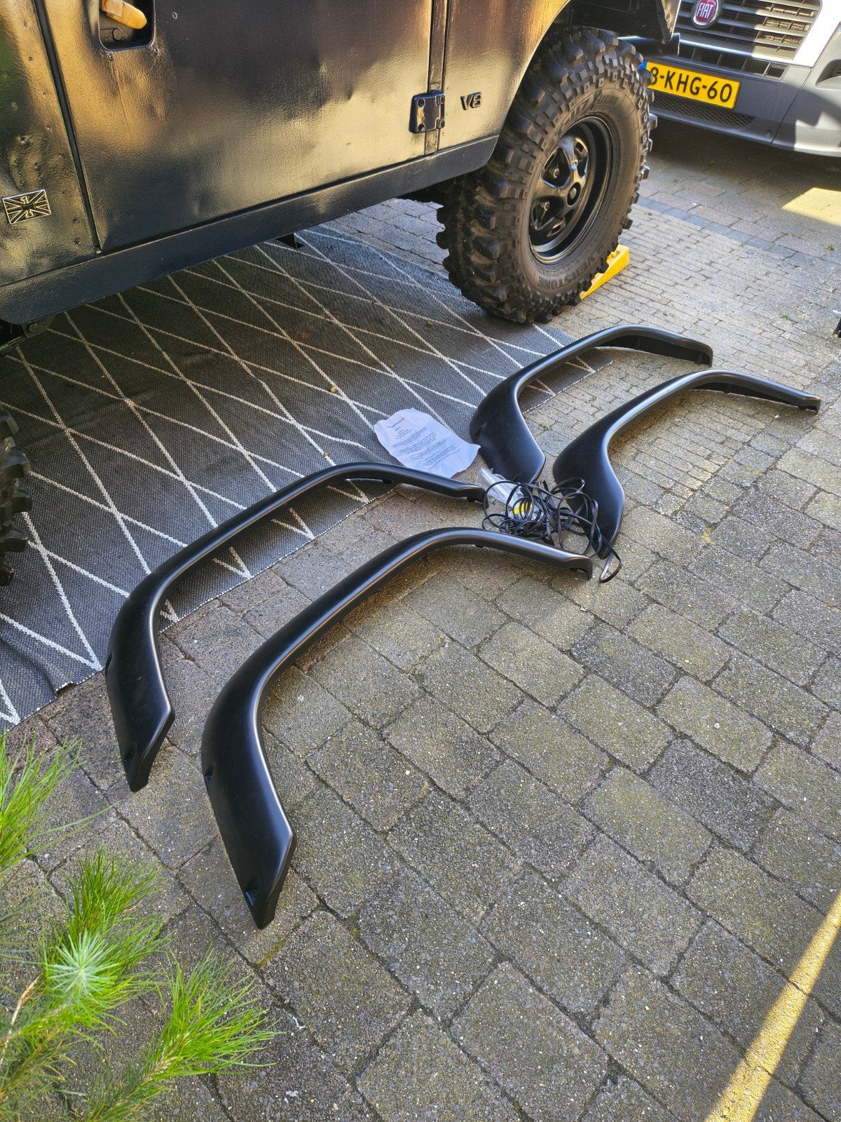 Spatbordverbreders voor Land Rover Defender - Nieuw, Land Rover, Nieuw, Ophalen of Verzenden, Spatbord