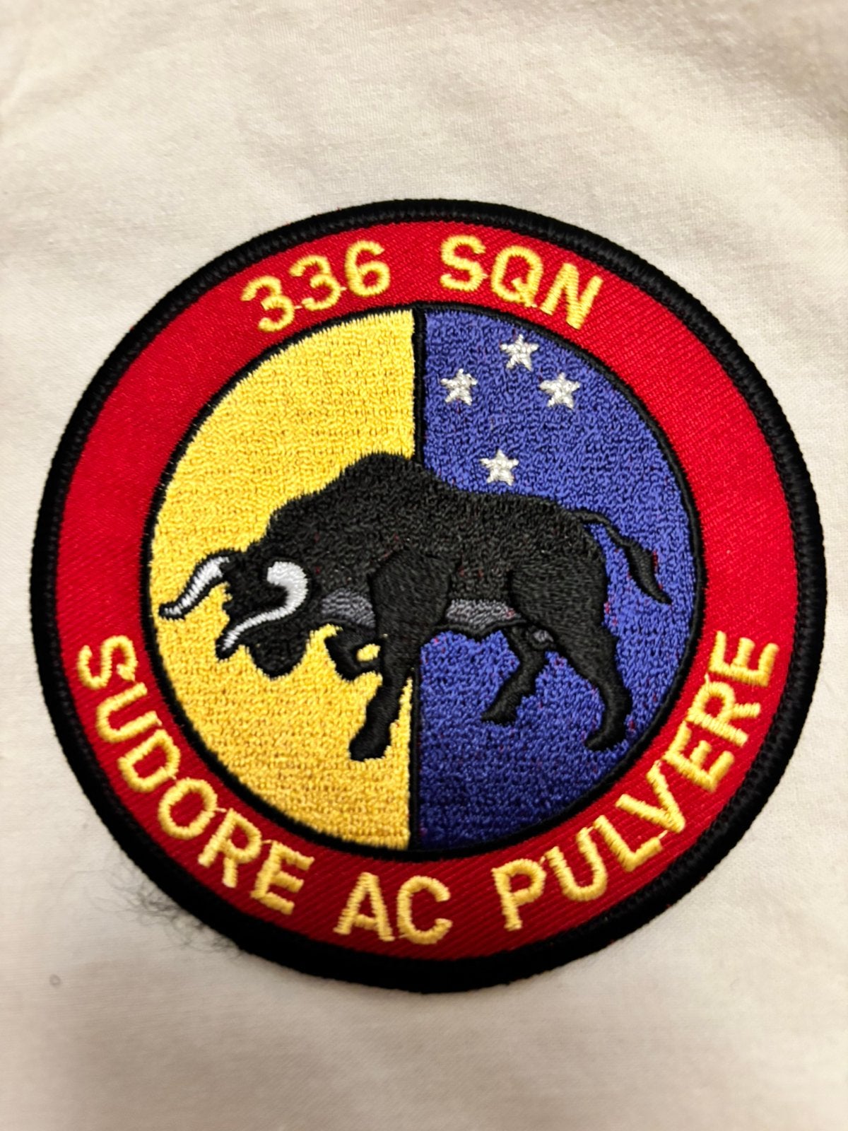 Embleem 336 SQN Caribisch gebied C-130 Hercules, Verzenden, Luchtmacht, Nederland, Embleem of Badge