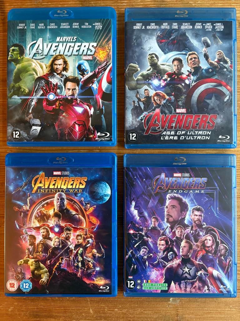 Marvel Avengers Blu-ray Quadrilogy (4 films), Ophalen of Verzenden, Zo goed als nieuw, Actie, Boxset