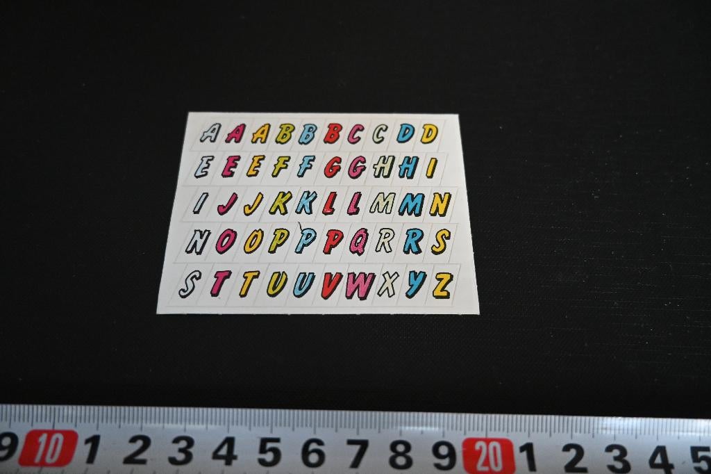 sticker ABC, Ophalen, Zo goed als nieuw