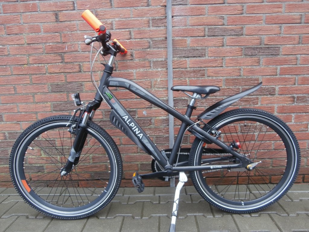 ALS NIEUW! Alpina Trial 24 inch. zwart-oranje, Ophalen, Terugtraprem, 24 inch, Alpina