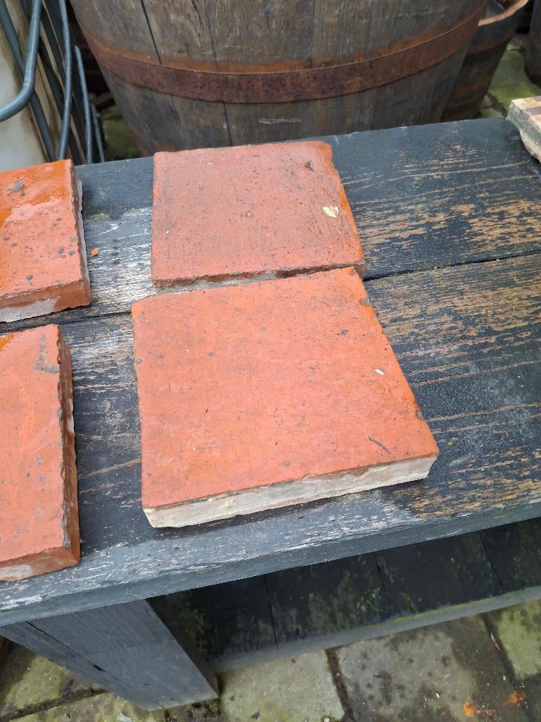 boerenplavuizen, rood/bruin ca 400 stuks, zie foto's-omschr., Ophalen, Steen of Klei, Minder dan 50 cm, Zo goed als nieuw