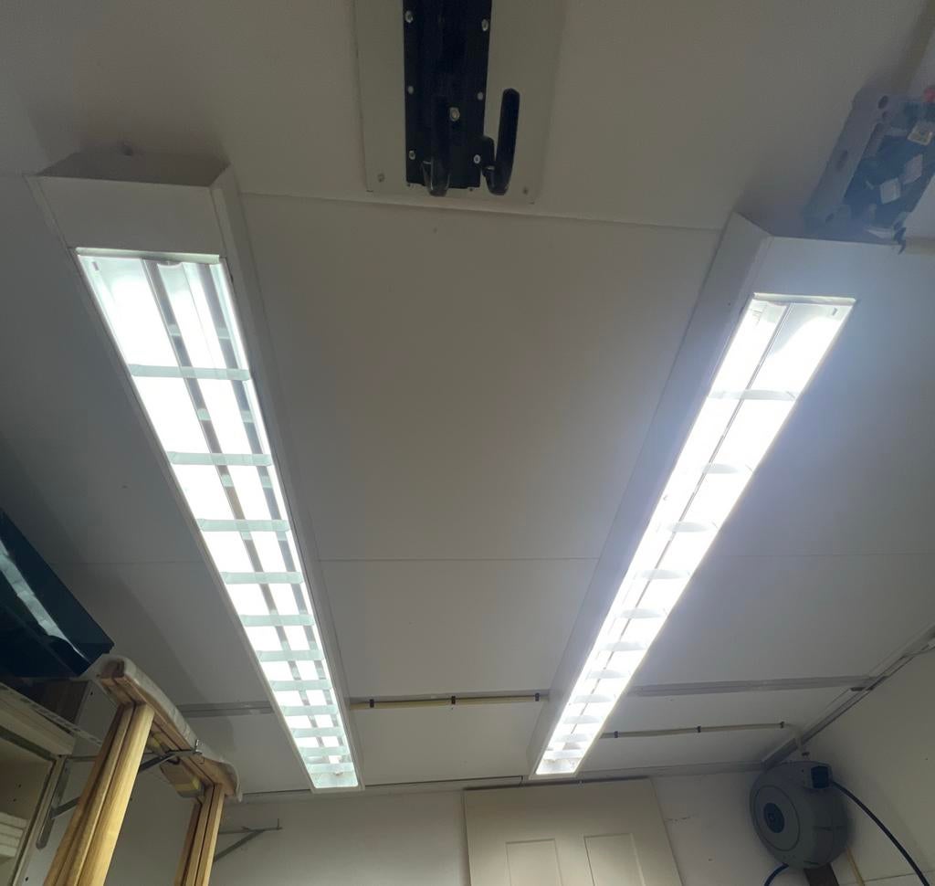 Philips HF-P 185 ecofort TLD 58W TL bakken armatuur, Doe-het-zelf en Verbouw, Bouwverlichting, Gebruikt, Lamp met armatuur, 50 tot 200 watt