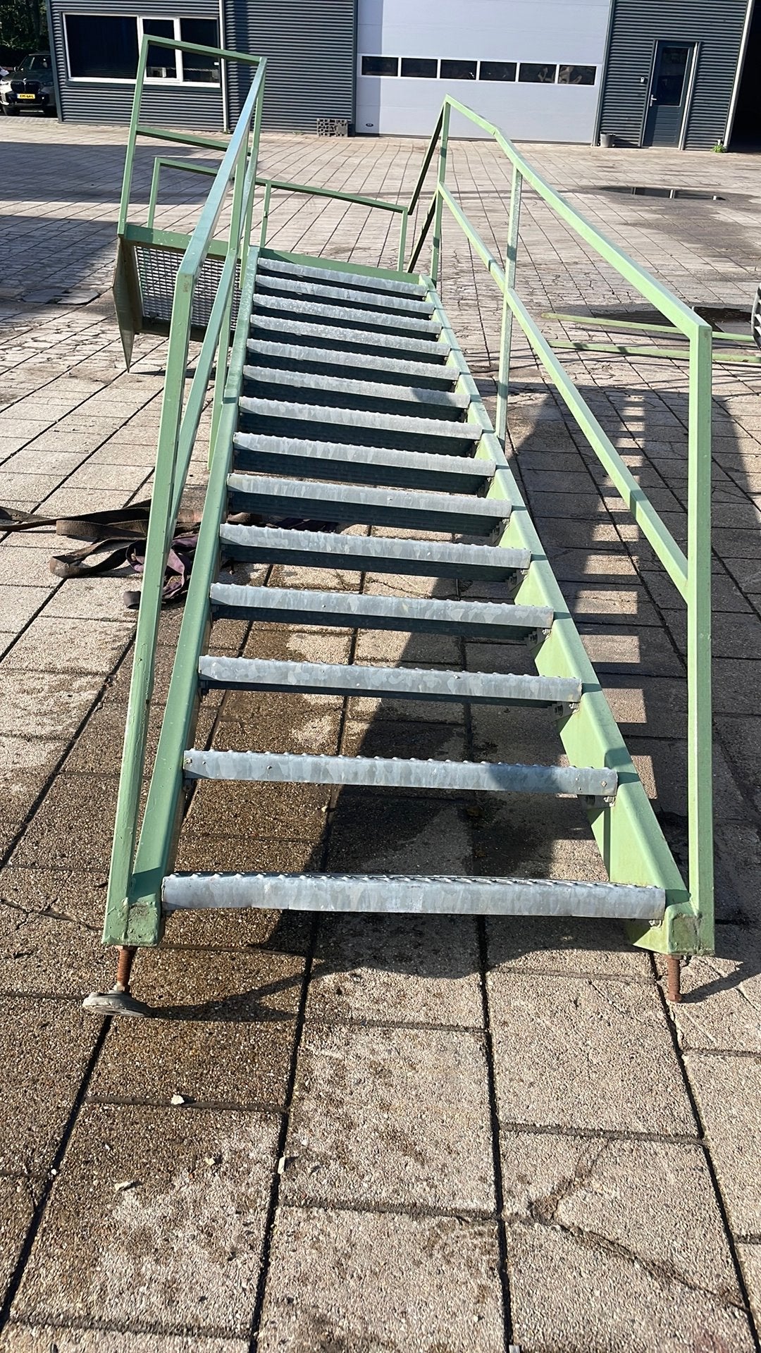 Ijzeren bordestrap, Ophalen, Gebruikt, 2 tot 4 meter