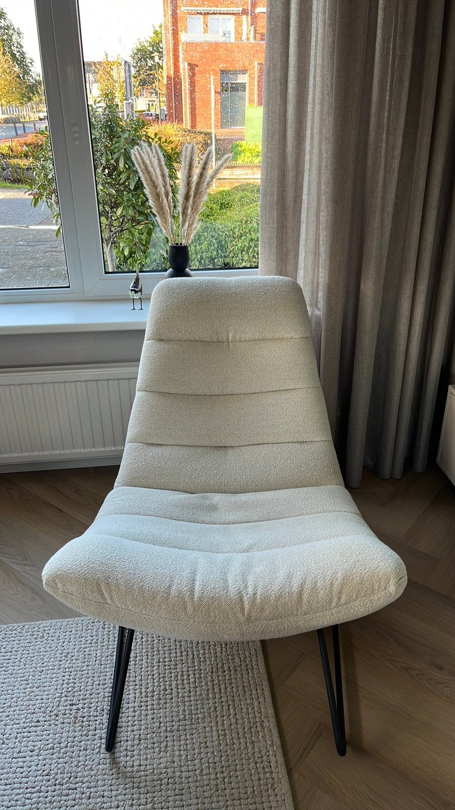 Nette crème fauteuil van Woonexpress, Ophalen, Zo goed als nieuw, 75 tot 100 cm