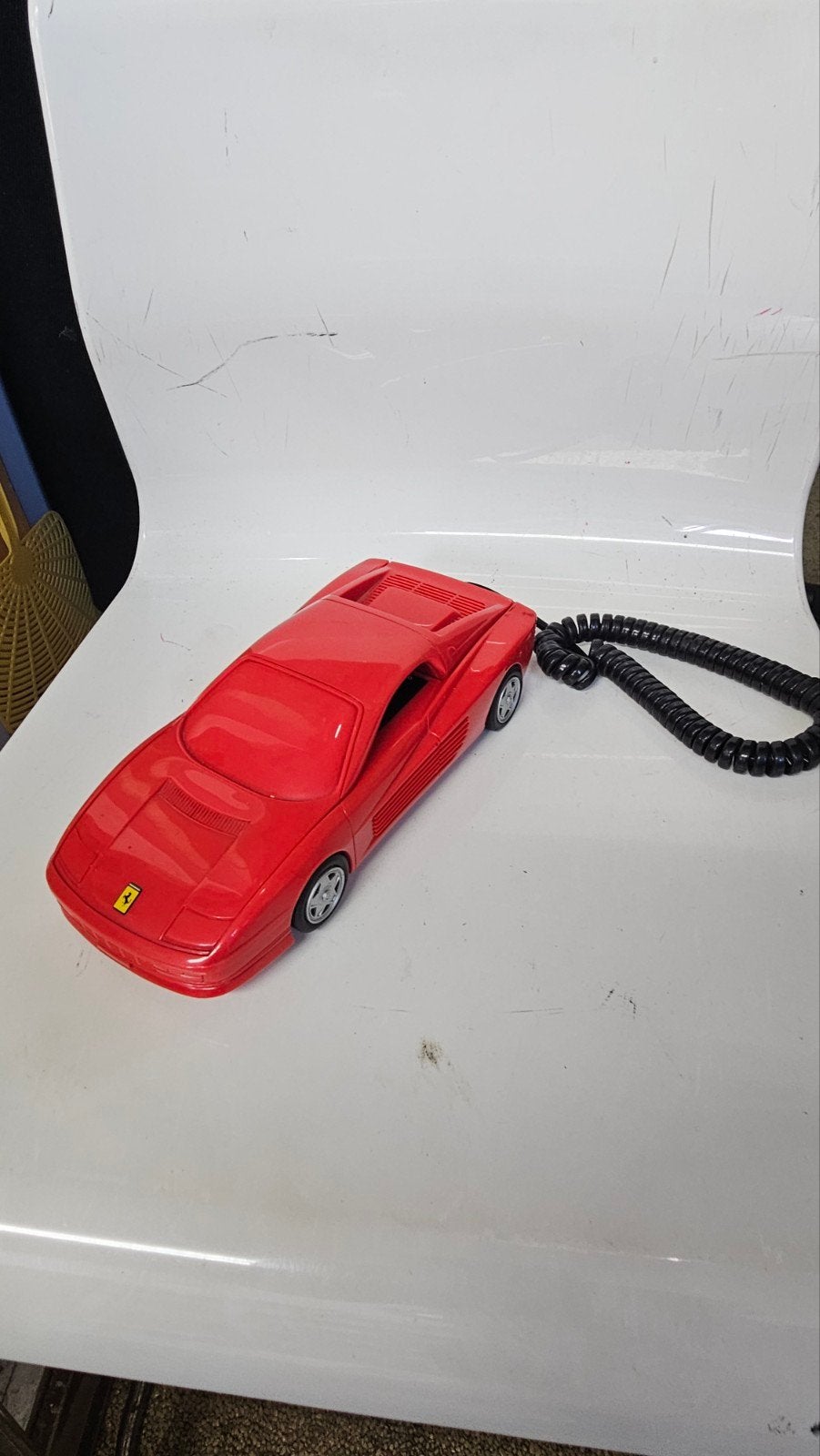 Vintage Ferrari Testarossa Telefoon - Rood, Ophalen of Verzenden, Gebruikt