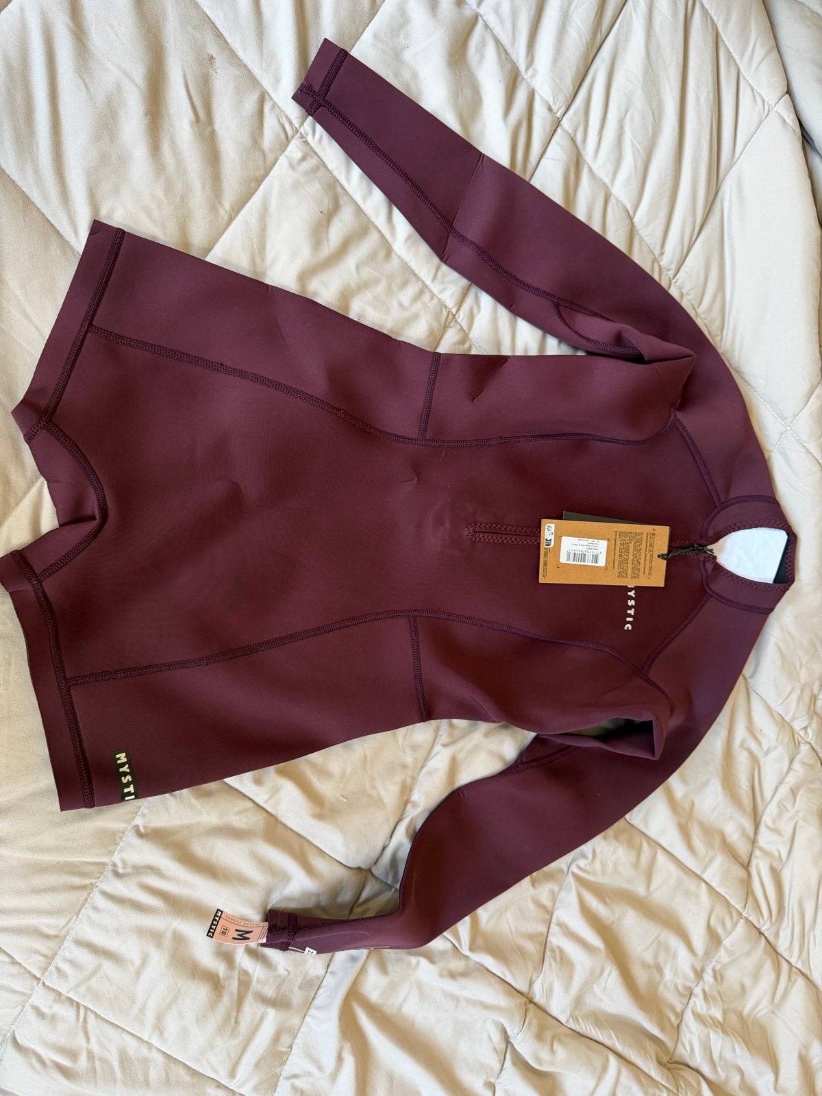 Mystic Wetsuit Lunar longarm shorty 2/2mm Oxblood - Nieuw, Ophalen of Verzenden, Nieuw, Dame, Wetsuit