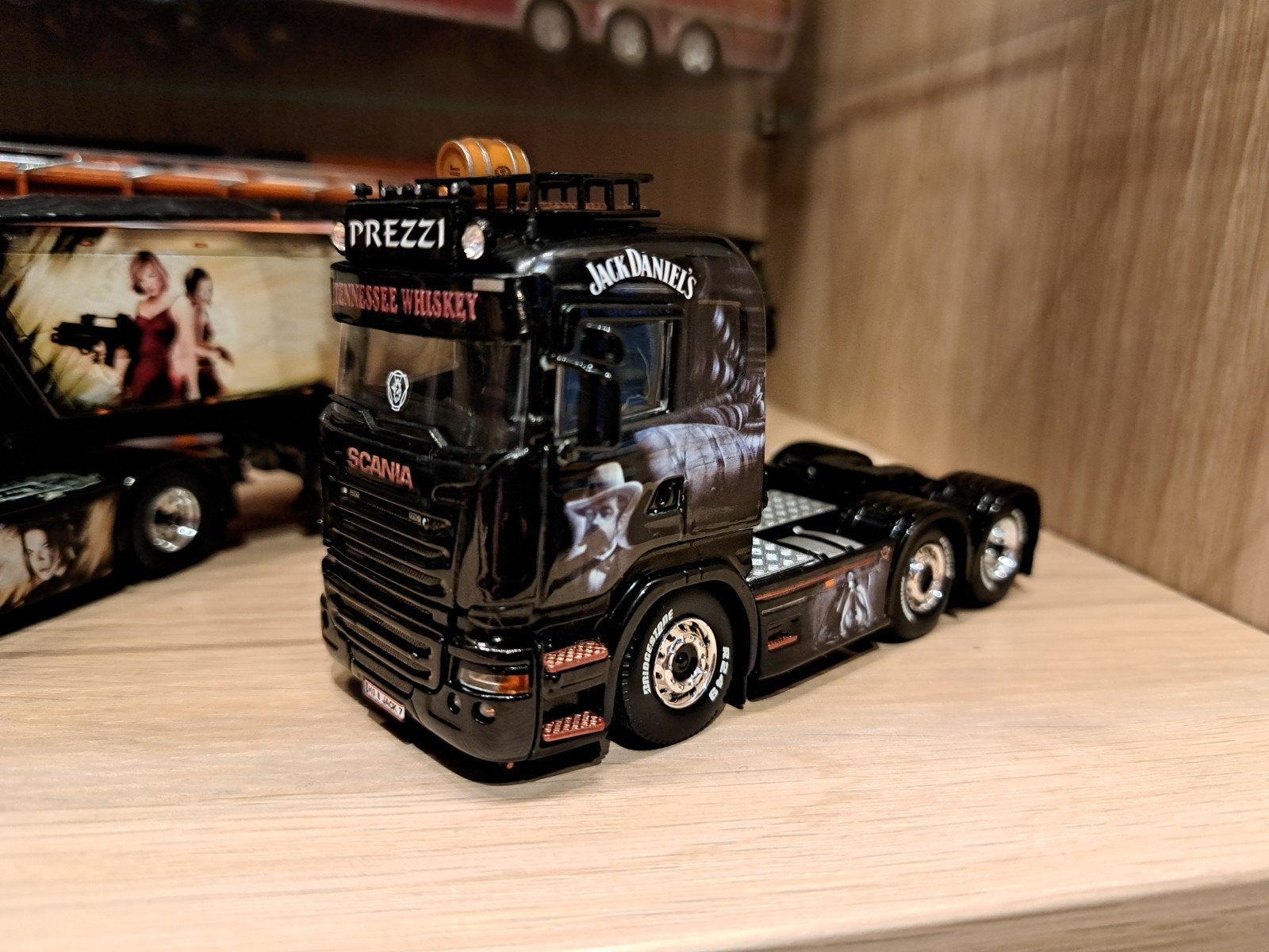 Tekno Scania Independent Trucking, Ophalen of Verzenden, Zo goed als nieuw, Bus of Vrachtwagen, Tekno