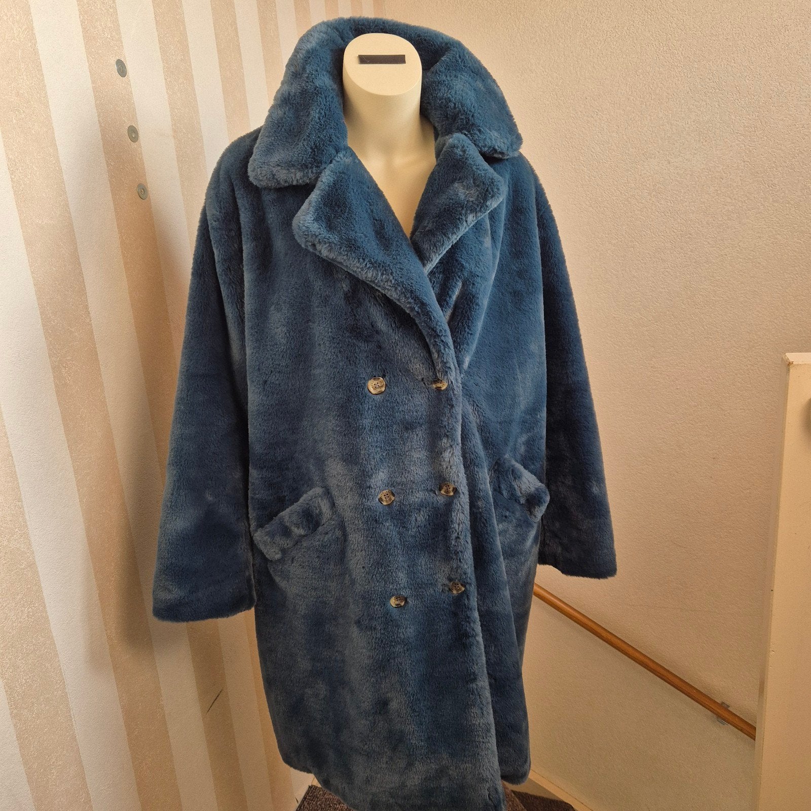 Petrol dames winterjas als nieuw maat 42, Kleding | Dames, Blauw, Maat 42/44 (L), Ophalen of Verzenden, Zo goed als nieuw