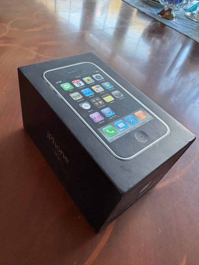 Doosje iPhone 3G Black 8GB, Ophalen of Verzenden, Apple, IPhone 3G