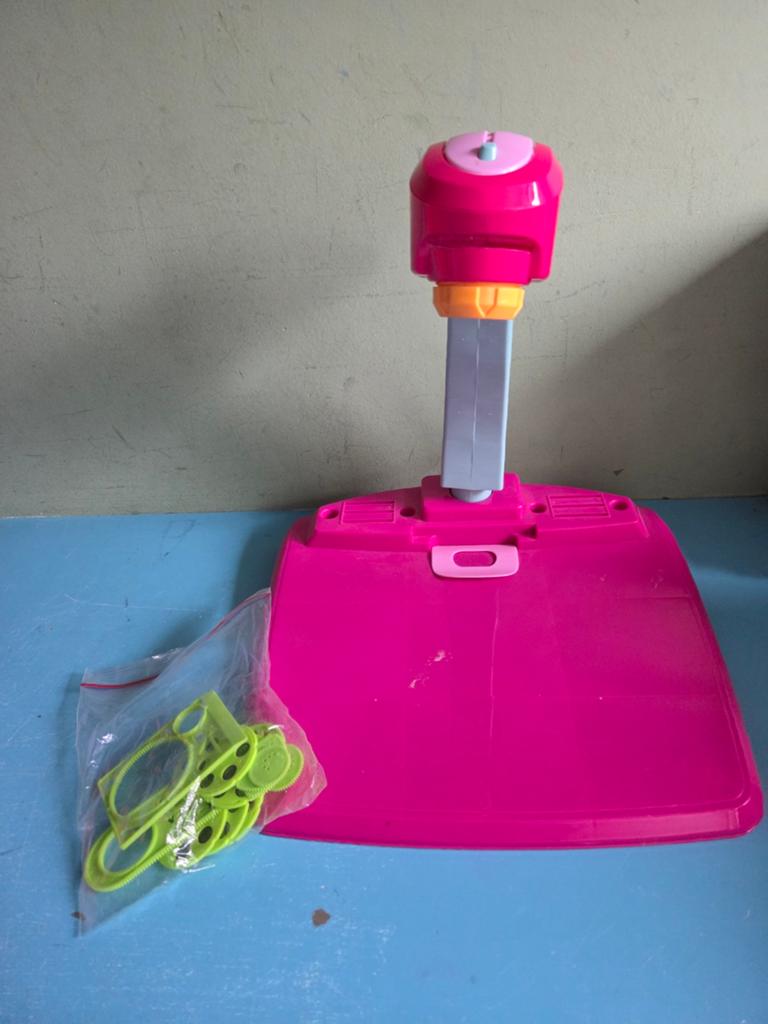 Roze tekentafel met projector en sjablonen, Ophalen of Verzenden, Zo goed als nieuw, Knutselen, Met licht