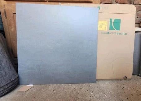 4 stuks AGROB BUCHTAL Basalt tegels 60x60 cm, Doe-het-zelf en Verbouw, Tegels, Nieuw, Vloertegels, Keramiek, 60 cm of meer, 60 cm of meer