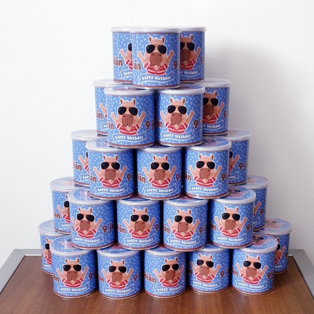 Traktatie Pringles met thema naar keuze, Ophalen of Verzenden, Nieuw, Feestartikel, Verjaardag