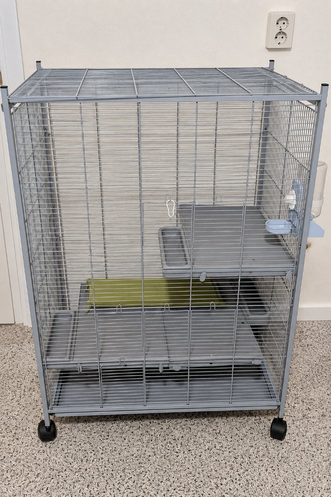Grote (knaagdier)kooi op wielen – 70 x 41 x 109 cm, Dieren en Toebehoren, Ophalen, Kooi, Gebruikt, Minder dan 75 cm