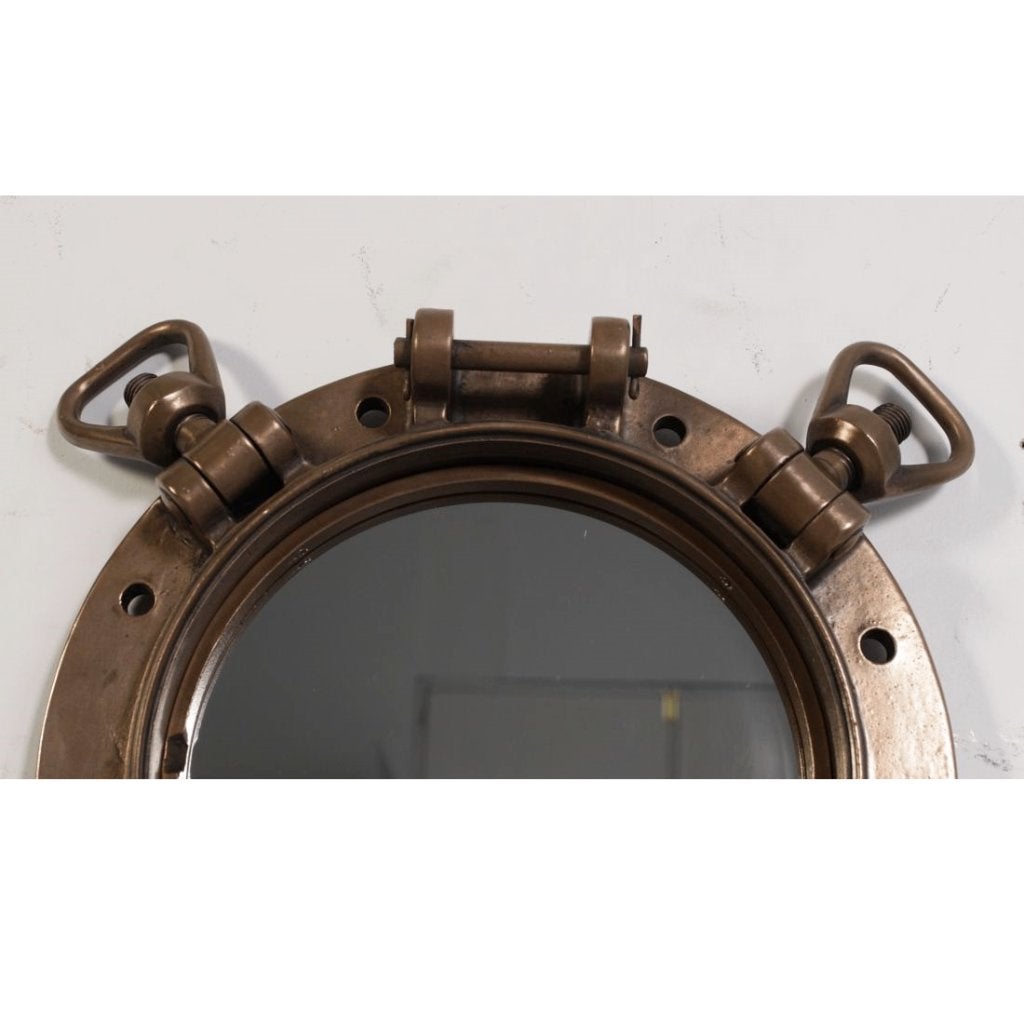 Patrijspoort spiegel 38 cm - reproductie patrijspoort WW2, Ophalen, HorecaBeelden, Overige typen, Nieuw