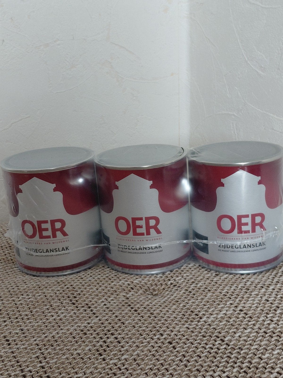 3x OER Zijdeglanslak Klassiek Groen 1916-013 (3 kg), Nieuw, Ophalen of Verzenden, Lak, Minder dan 5 liter