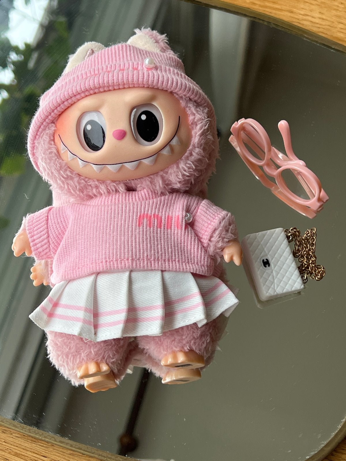 Roze Monster Pop met Accessoires, Ophalen of Verzenden, Zo goed als nieuw, Overige typen