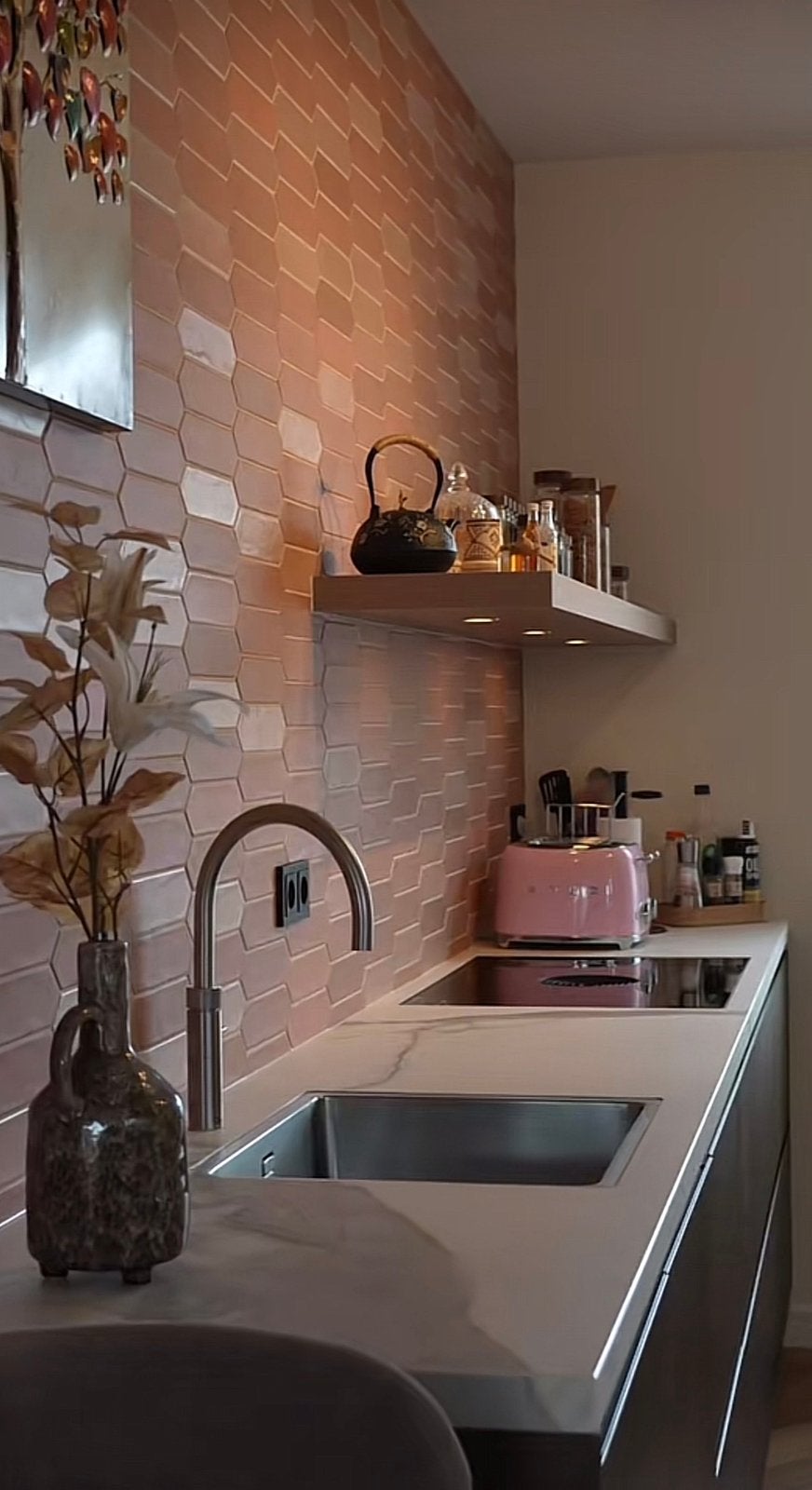 Prachtige matroze Picket tegels - Ash Rose & Rose Quartz, Ophalen, Nieuw, Minder dan 20 cm, Minder dan 5 m²
