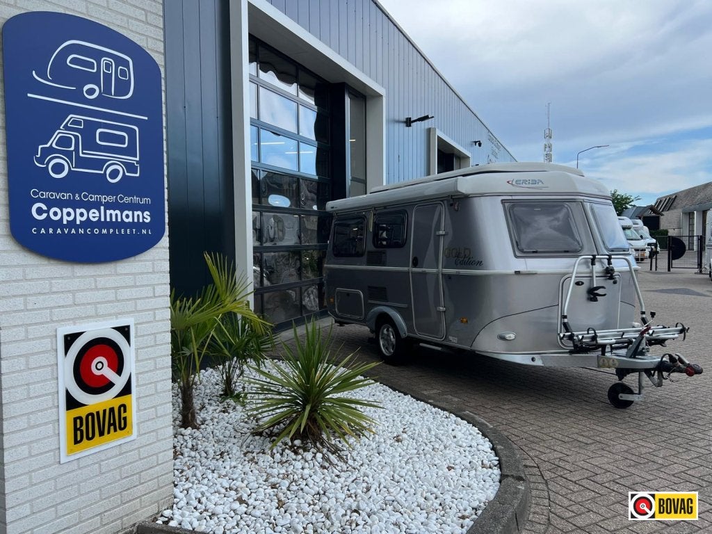 Eriba Triton Silver Edition 430 mover, luifel, fietsenrek, Standaardzit, Bedrijf, Schokbreker, 4 tot 5 meter
