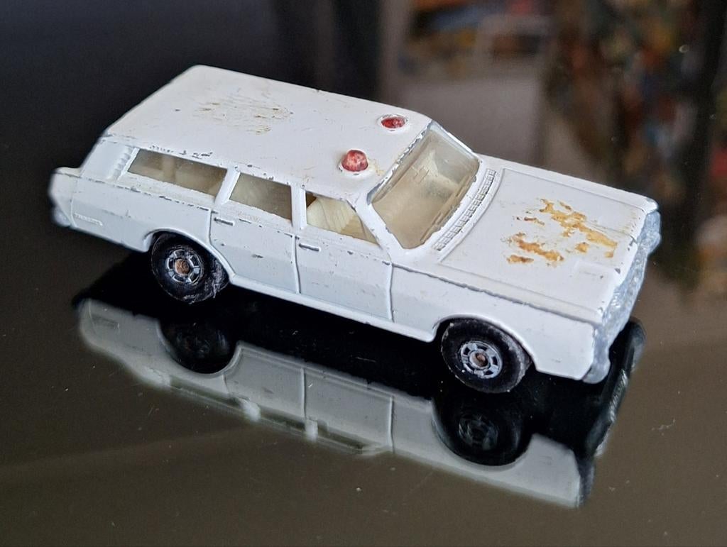Matchbox mercury police  nr.55 , 1971, Ophalen of Verzenden, Gebruikt, Auto
