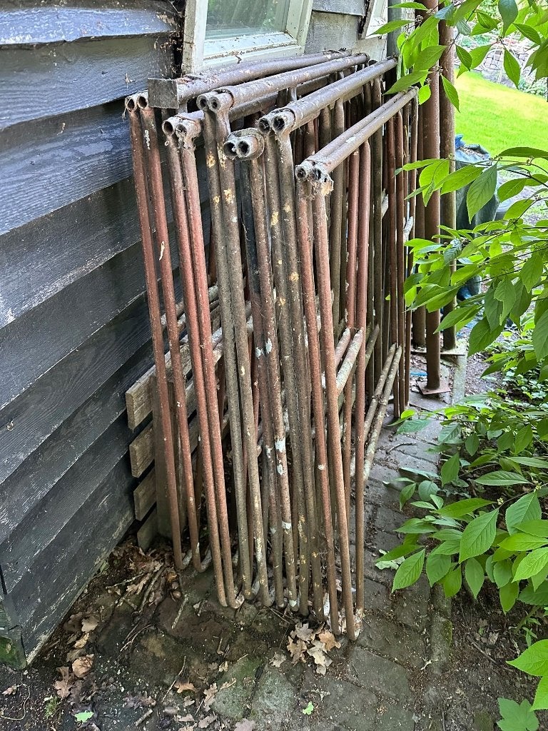 7 degelijke klap schragens 120cm, Doe-het-zelf en Verbouw, Ophalen, Gebruikt, Inklapbaar