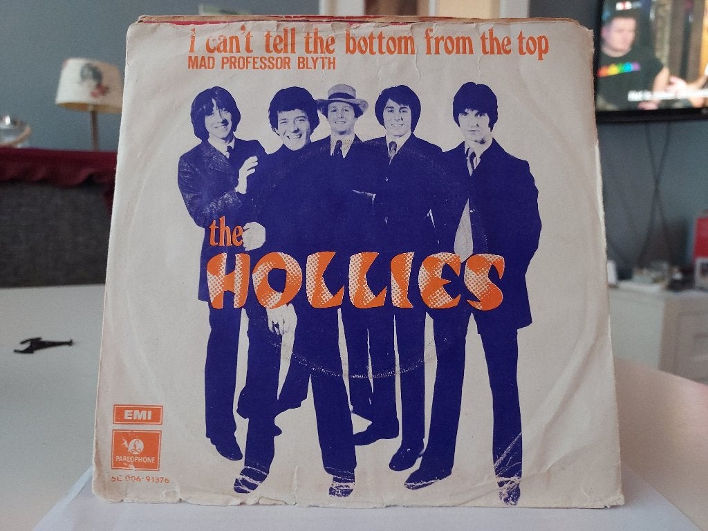 7" Single The Hollies - I Can't Tell The Bottom From The Top, Cd's en Dvd's, Gebruikt, 7 inch, Single, Ophalen of Verzenden