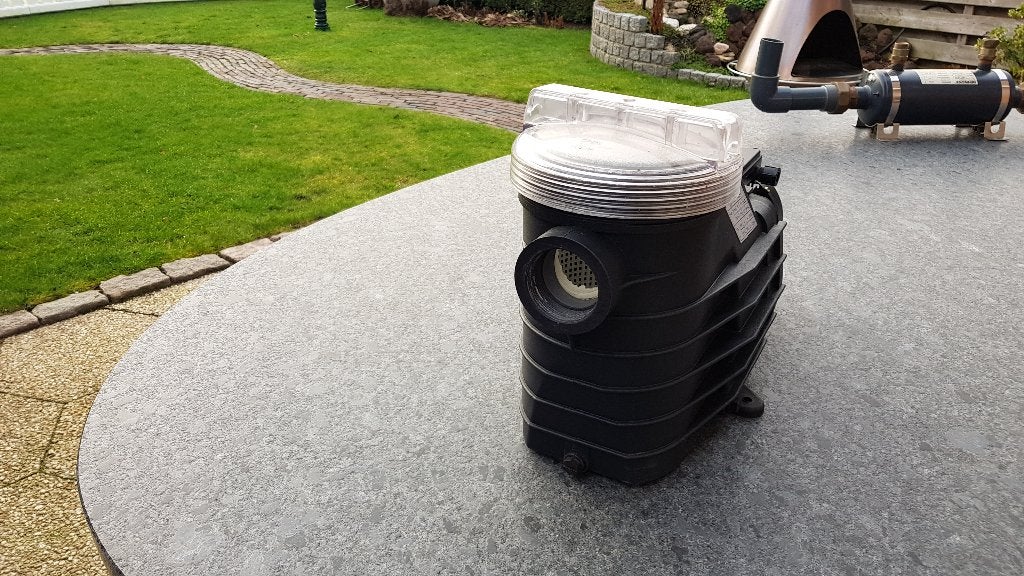 Zwembad pomp met verwarming, Ophalen, Zo goed als nieuw, Zwembadpomp