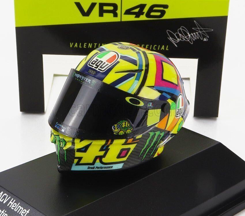 Valentino Rossi AGV helmet 2017 winner Assen 1:8 399170846, Hobby en Vrije tijd, Modelauto's | 1:5 tot 1:12, Minichamps GmbH & Co . KG