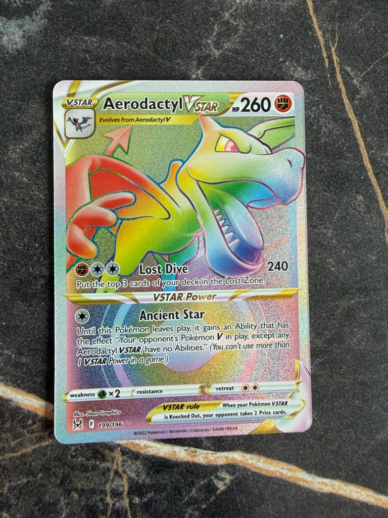 Aerodactyl Vstar 199/196, Verzenden, Zo goed als nieuw
