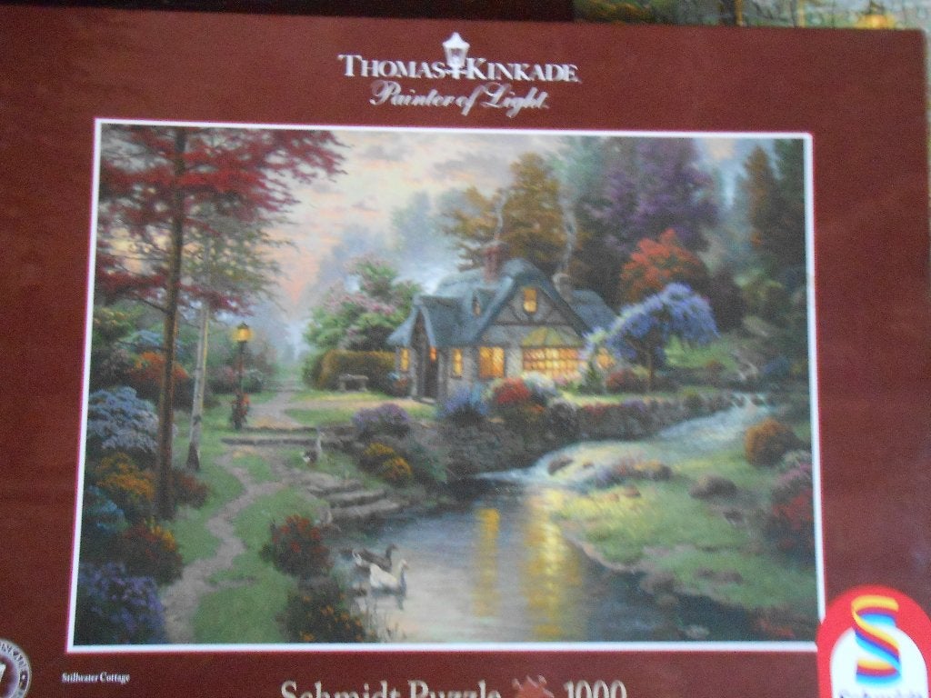 complete en nette legpuzzel 1.000 st. Schmidt stillwater, Ophalen of Verzenden, 500 t/m 1500 stukjes, Gebruikt, Legpuzzel