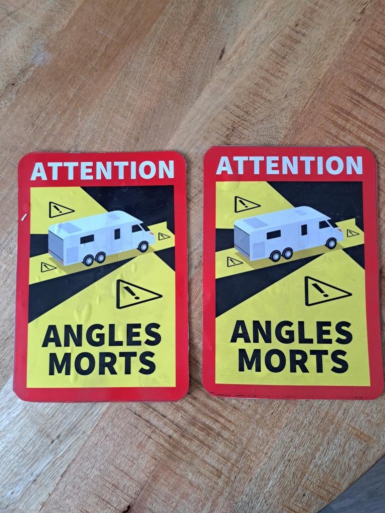 2 Dode Hoek Magneet Stickers voor Camper/Voertuig, Ophalen of Verzenden, Nieuw