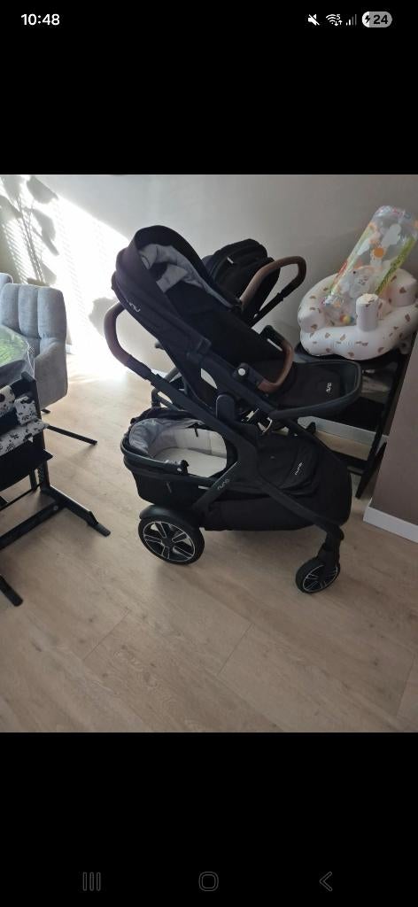 Kinderwagen nuna grow, Kinderen en Baby's, Kinderwagens en Combinaties, Gebruikt, Verstelbare duwstang, Combiwagen, Ophalen