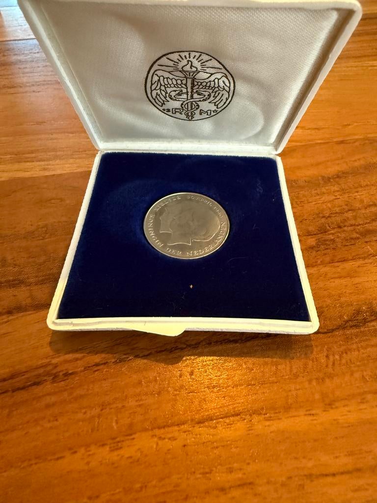 1 gulden 1980 dubbele kop in doosje, Ophalen of Verzenden, Koningin Beatrix, 1 gulden