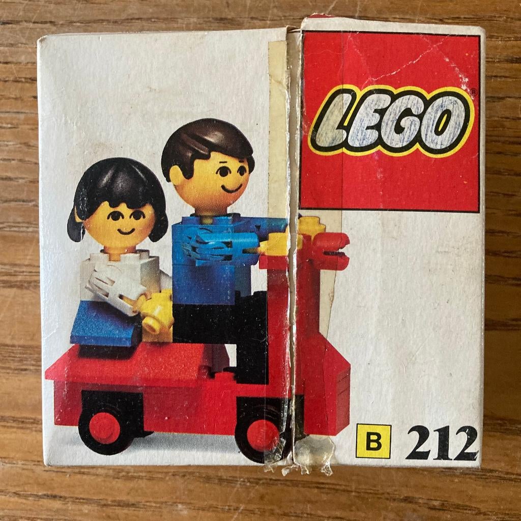Vintage Lego 212 - scooter - zonder boekje, Ophalen of Verzenden, Gebruikt, Complete set, Lego