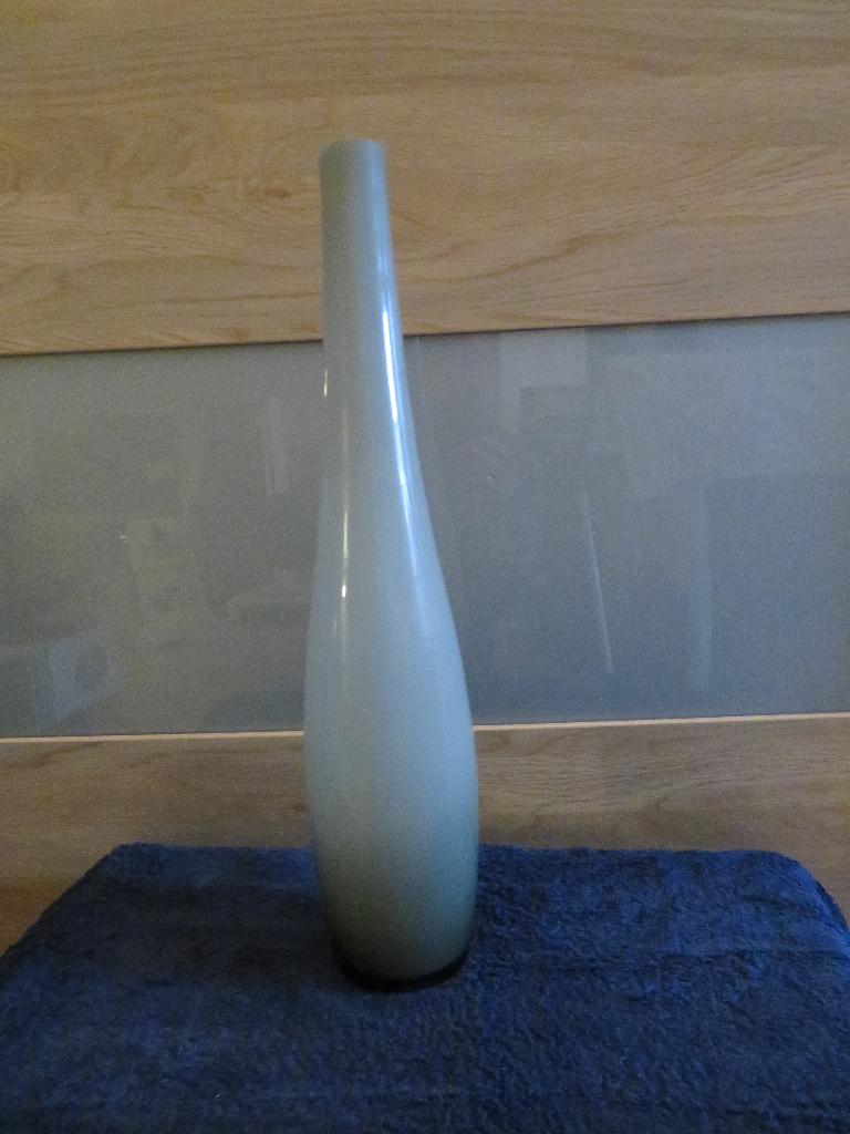 Hoge rookglas sier vaas, Huis en Inrichting, Woonaccessoires | Vazen, Ophalen, Overige kleuren, Minder dan 50 cm, Glas