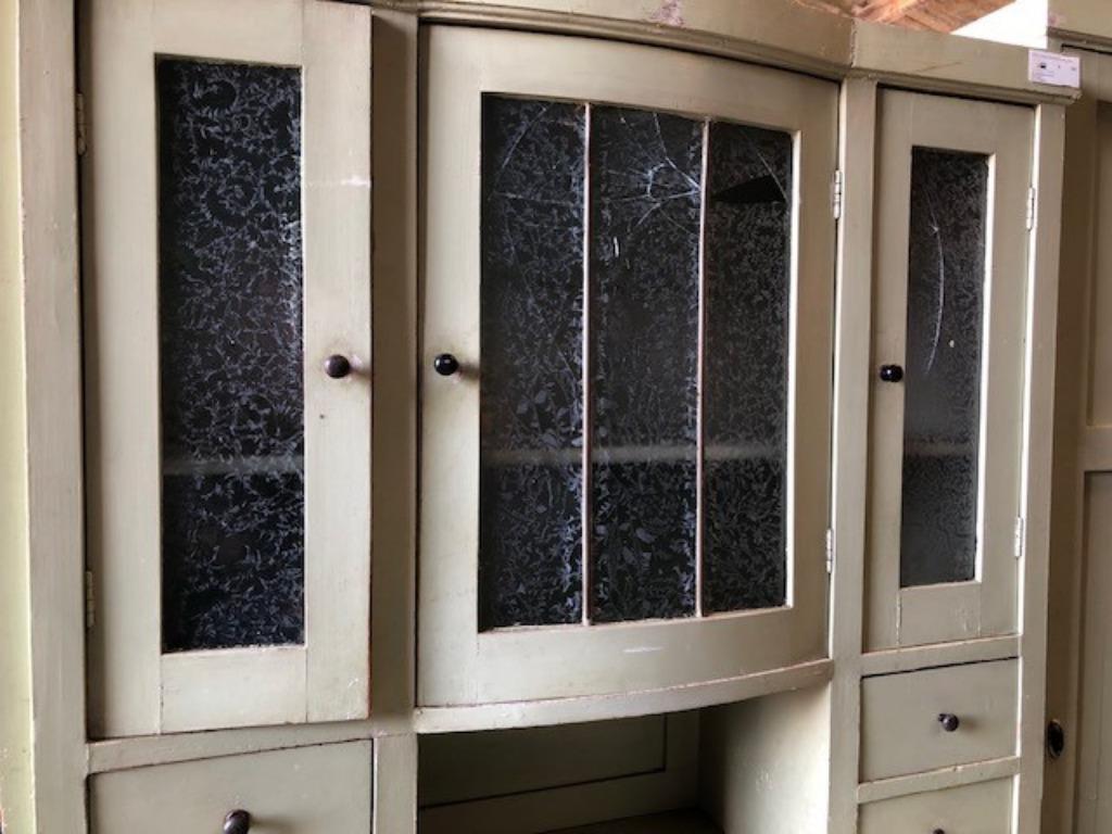 Dressoirkast 3-delig / Kast / Brocante / Antiek / Curiosa, Ophalen, Gebruikt, Met deur(en), 150 tot 200 cm