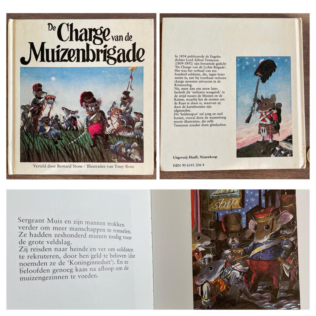 De charge van de muizenbrigade, Ophalen of Verzenden, Zo goed als nieuw, Prentenboek