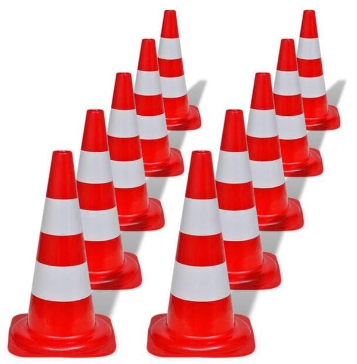 Verkeerskegel pylon pion 50 cm 10 stuks GRATIS VERZONDEN!, Doe-het-zelf en Verbouw, Verzenden, P. Venemakade 163c, 9605 PN Kiel-Windeweer