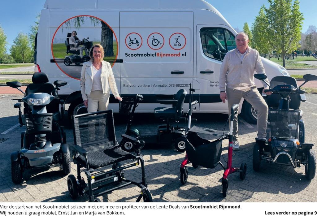 Zorghulpmiddelen bij Scootmobiel Rijnmond H.I.A., Overige merken, Nieuw, Ophalen of Verzenden, 16 km/u of meer