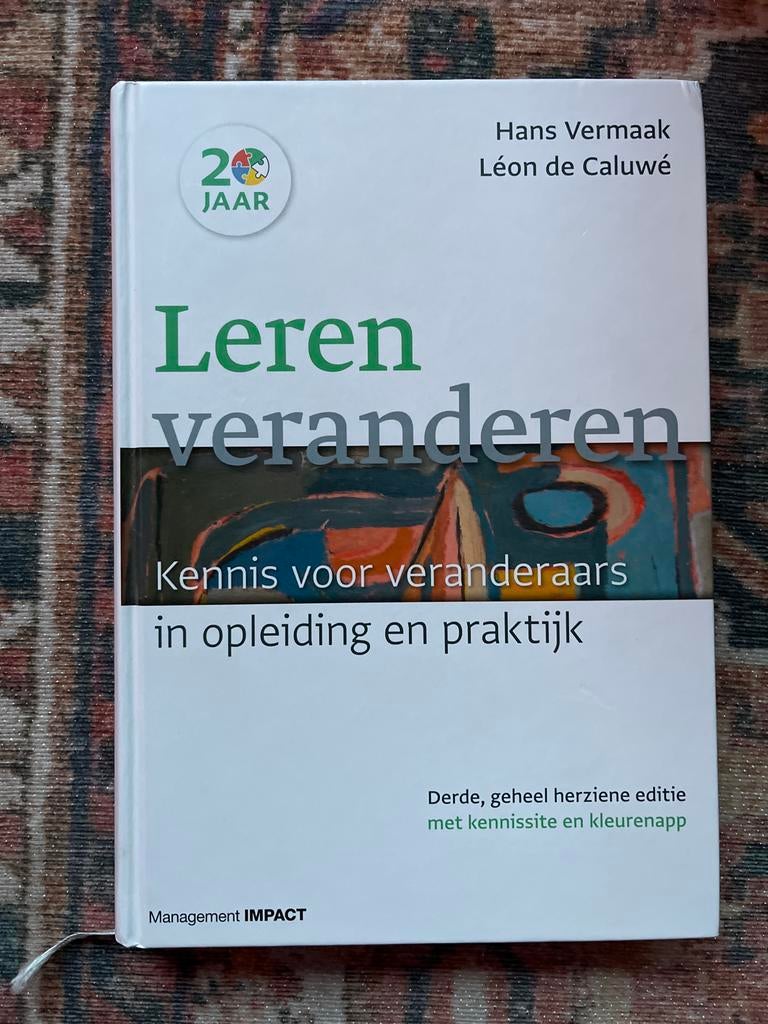 Leren Veranderen - Hans Vermaak en Leon de Caluwé, Ophalen, Zo goed als nieuw, Management