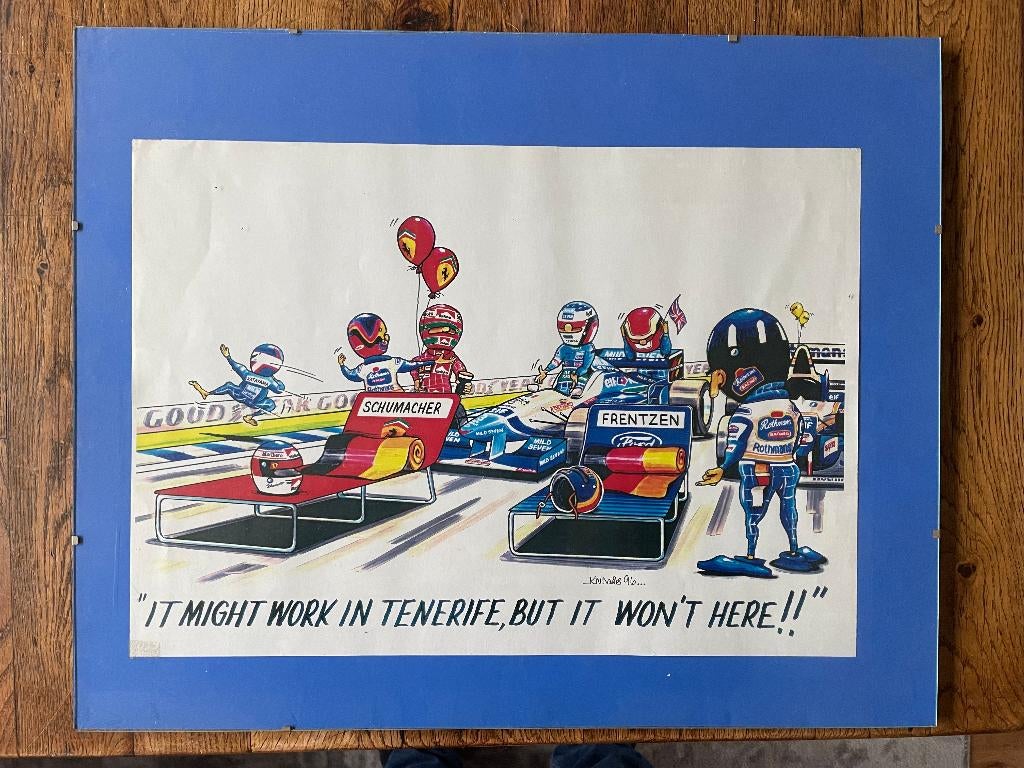 Print Formule 1 - 1996, Ophalen of Verzenden, Nieuw, Formule 1