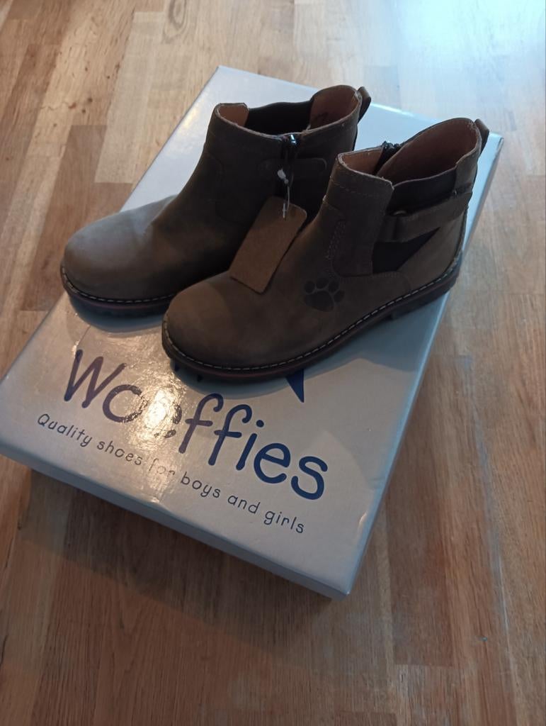 Woeffies schoentjes LEDER maat 33 NIEUW in doos, Jongen of Meisje, Schoenen, Nieuw, Ophalen of Verzenden